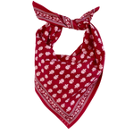 Sevy Lake Shore Bandana in Razzleberry red, Pool House collection

