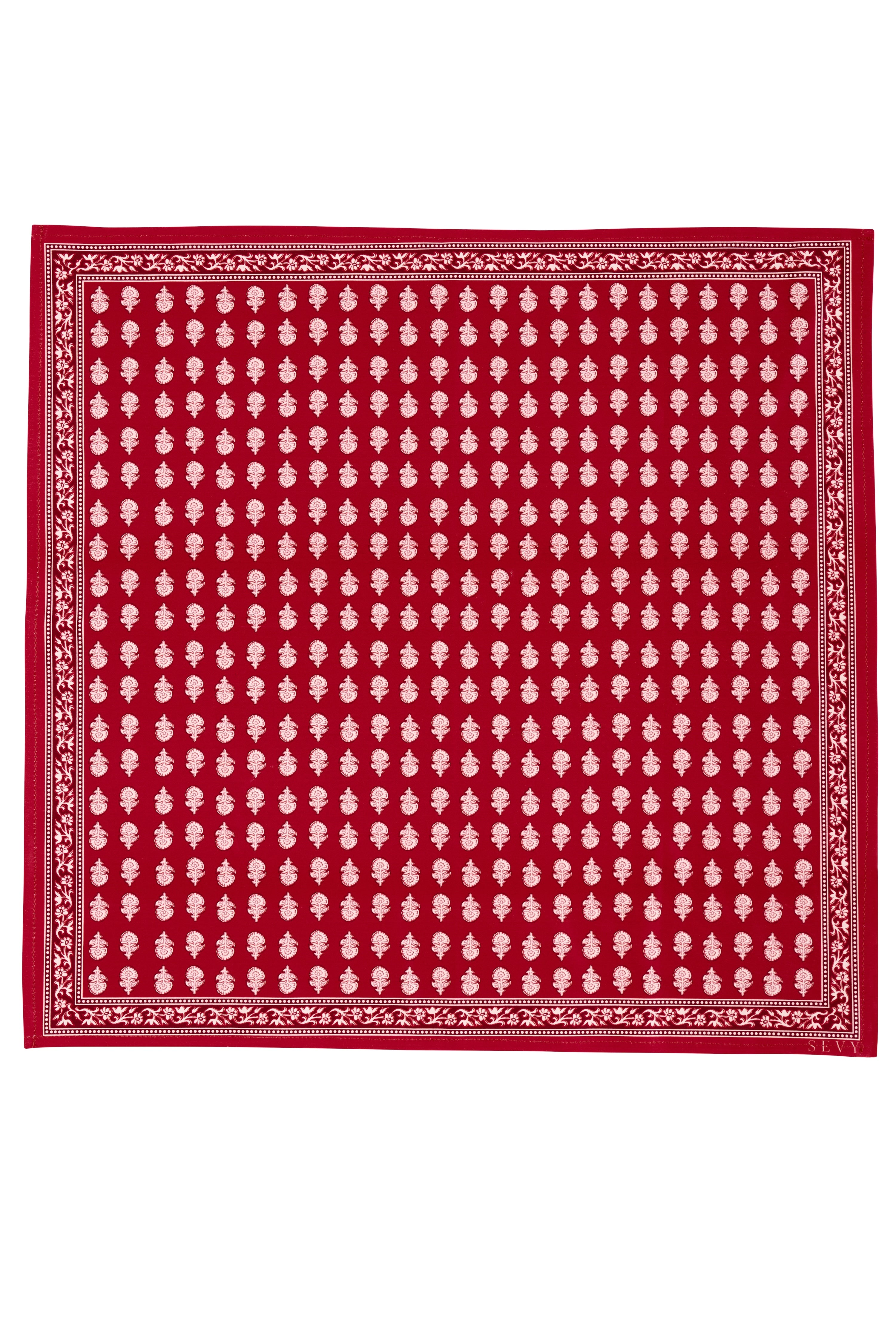 Sevy Lake Shore Sunwear Bandana in Razzleberry, full print