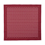 Lake Shore Sunwear Bandana in Brick red, laid flat, SEVY Tailgate collection