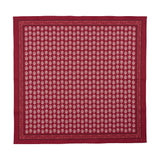 Lake Shore Sunwear Bandana in Brick red, laid flat, SEVY Tailgate collection
