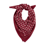 Lake Shore Sunwear Bandana in Brick red, tied, SEVY Tailgate collection