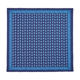 Lake Shore Sunwear Bandana in Midnight navy, laid flat, SEVY Tailgate collection