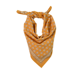 Lake Shore Sunwear Bandana in Pilsner gold, tied, SEVY Tailgate collection