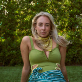 Sea Ranch Bandana | Chartreuse
